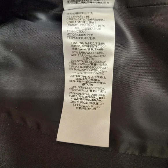 Alexander McQueen Single Breasted Blazer Silk Detailing